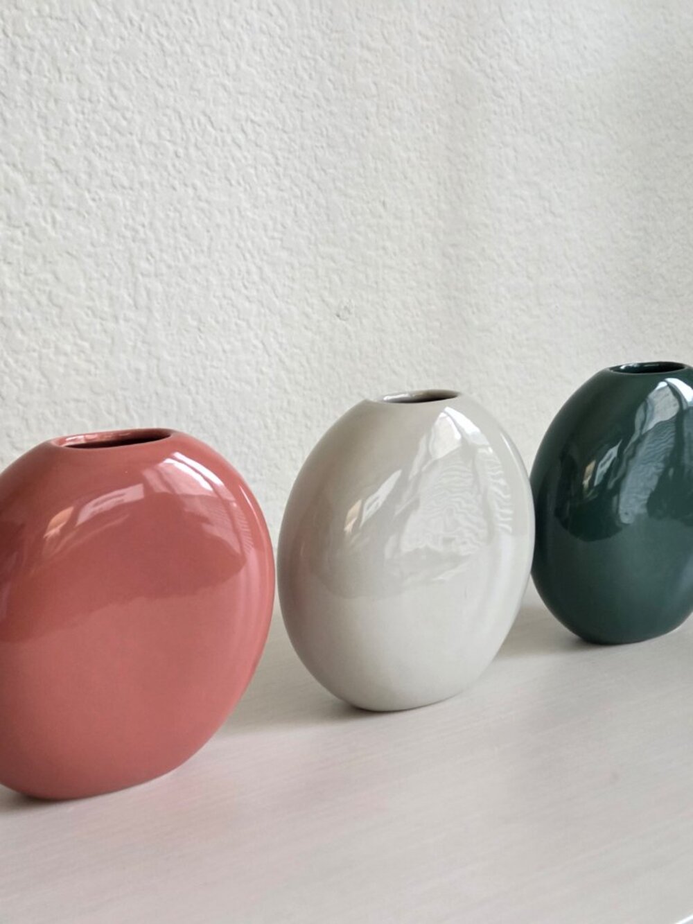 Bubble Ceramic Vases Set of 3